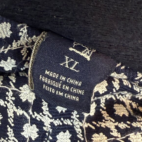 Scotch and Soda Blue Peacoat Coat Jacket Double Breasted Mens XL - Picture 14 of 15